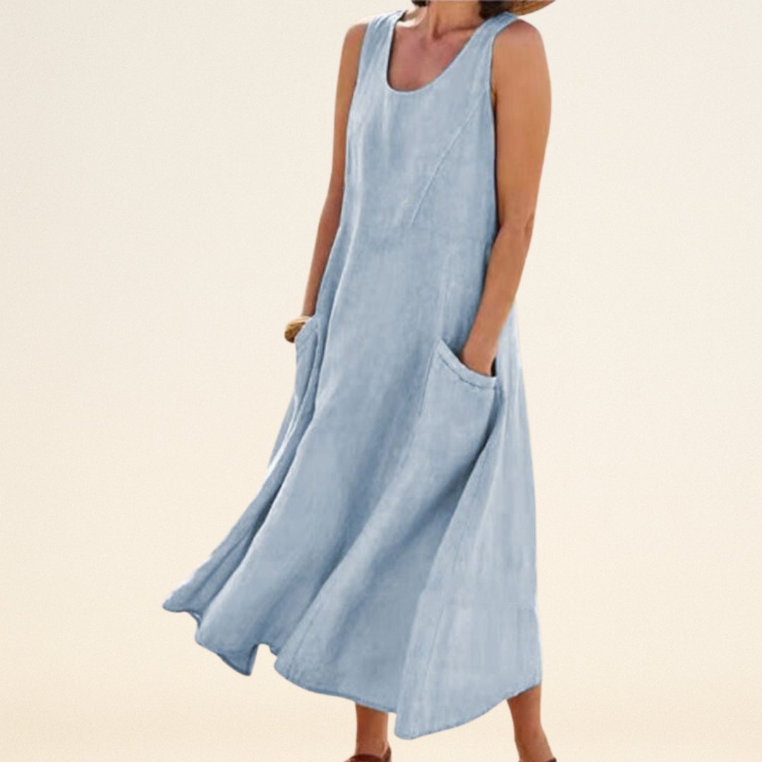 Lulu - Elegancka sukienka z kieszeniami