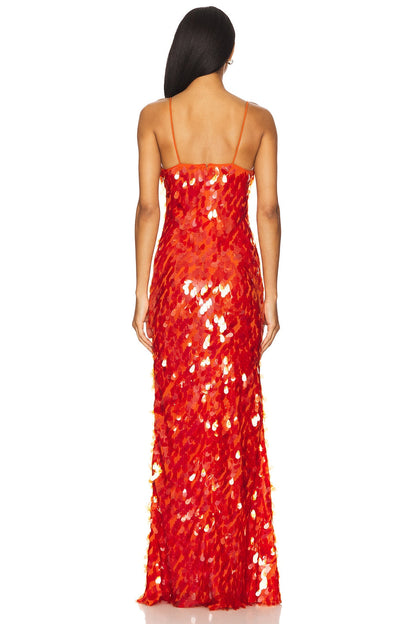 Sukienka maxi Vicky Sequin