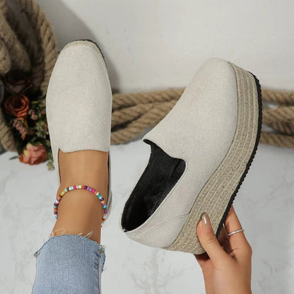 Płócienne wsuwane buty Marla