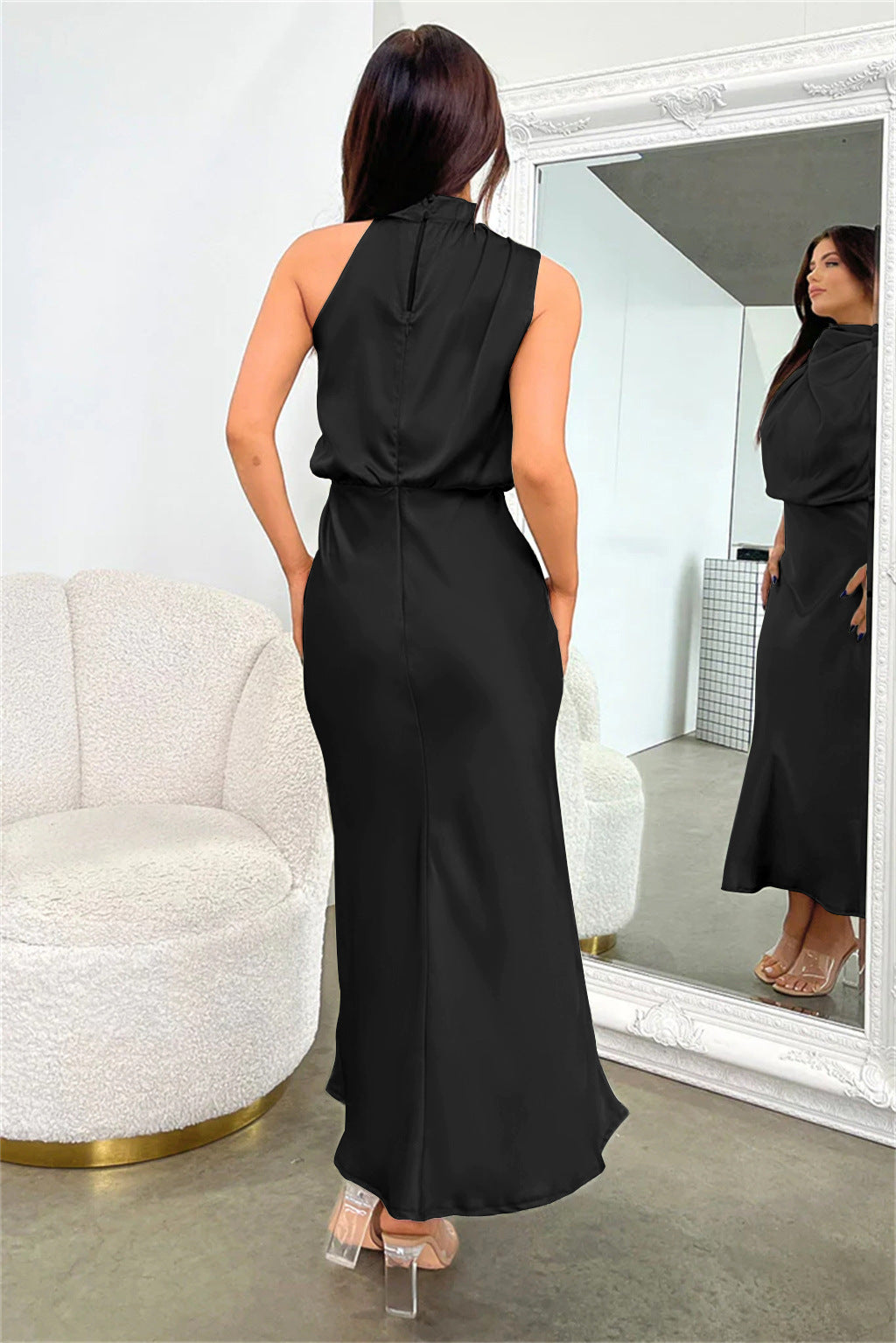 Valeria™ | Sukienka maxi z dekoltem halter