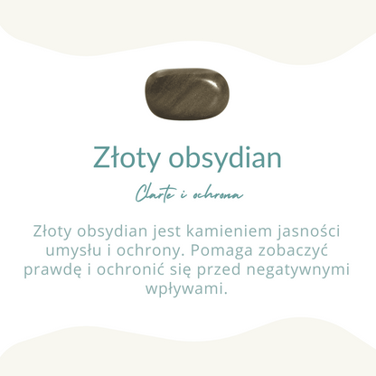 Urok Zaćmienia / Wisiorek Z Złotej Obsydianu