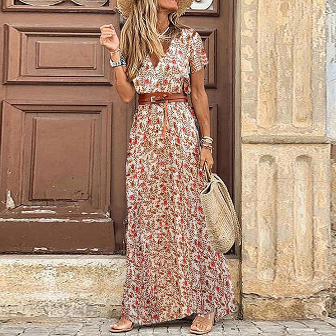 Zuzanna | Elegancka sukienka boho w szykownym stylu