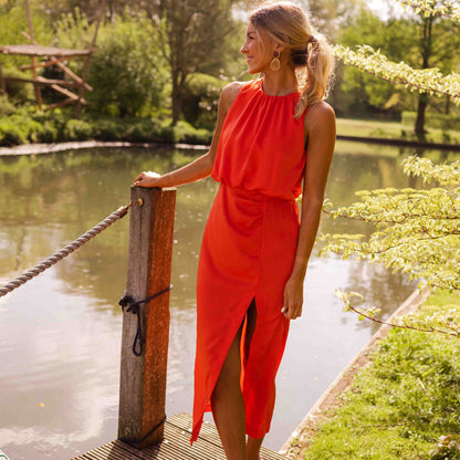 Sabina | Elegancka sukienka midi