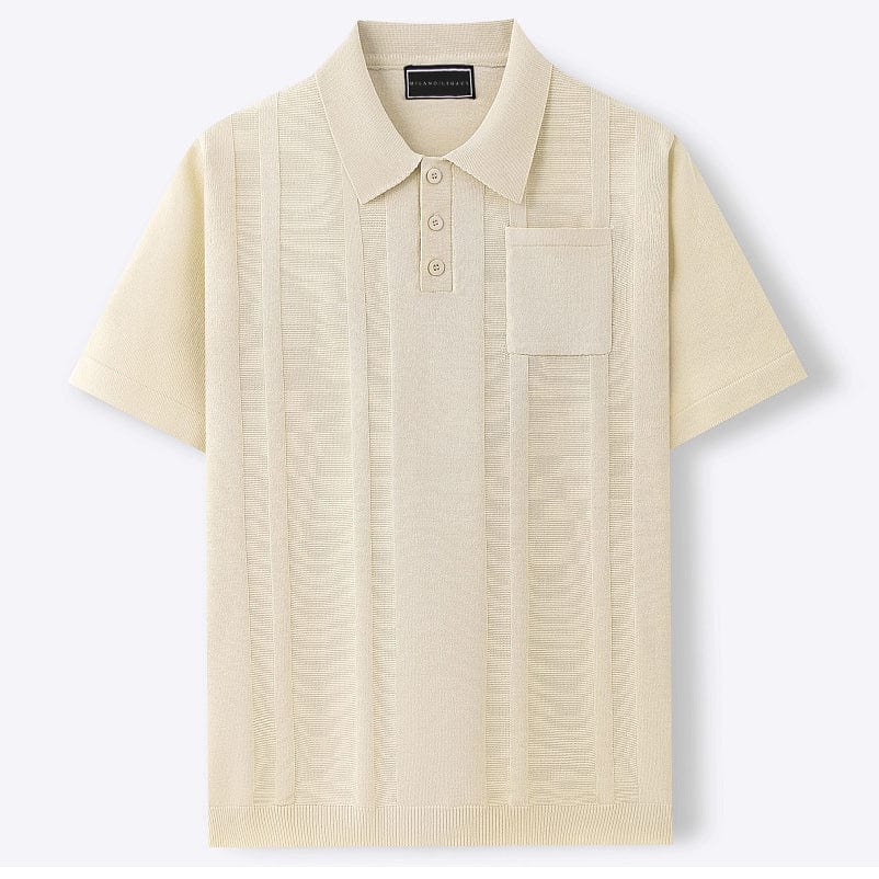 Dzianinowa koszulka polo Roberto