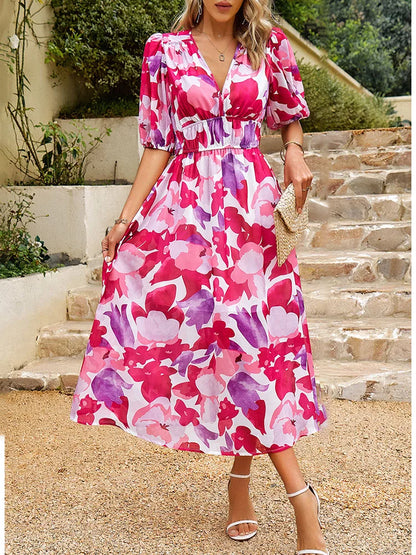 Elżbieta | Elegancka letnia sukienka