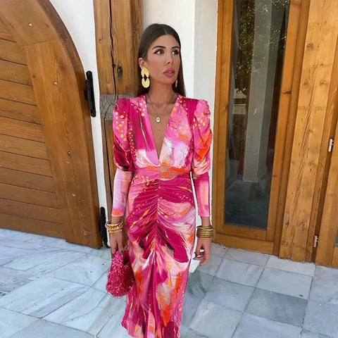 Olga – elegancka sukienka maxi