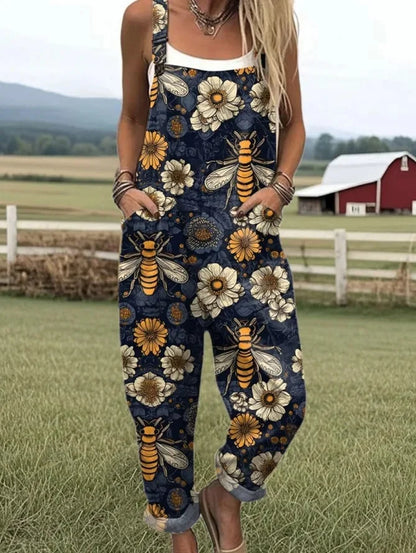 Halina – Artystyczny kombinezon vintage
