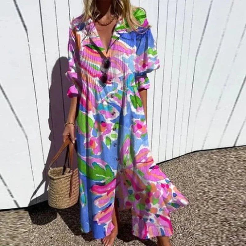 Romualda / Sukienka Boho Elegancka