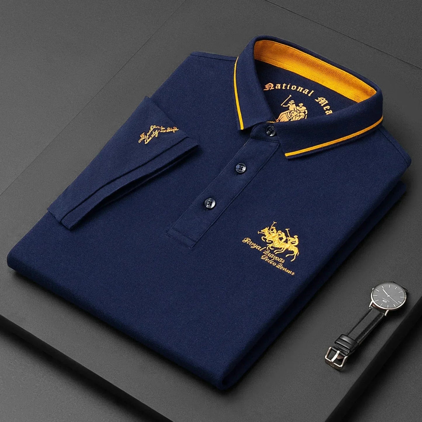 Haftowana koszulka polo Leonor