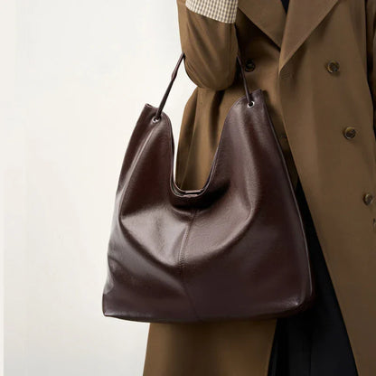 Elegancka skórzana torba Hobo