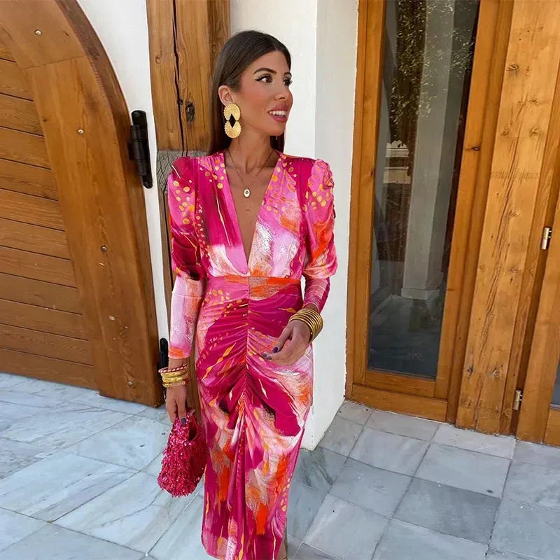Olga – elegancka sukienka maxi