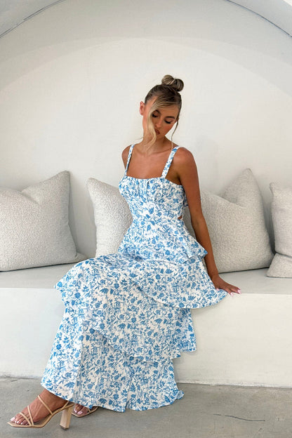 Sukienka maxi Naples w kwiaty