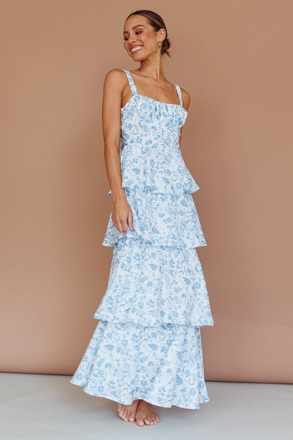 Sukienka maxi Naples w kwiaty