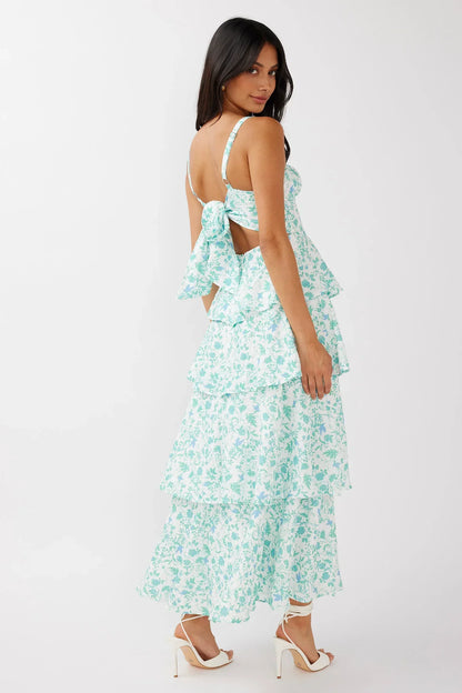 Sukienka maxi Naples w kwiaty