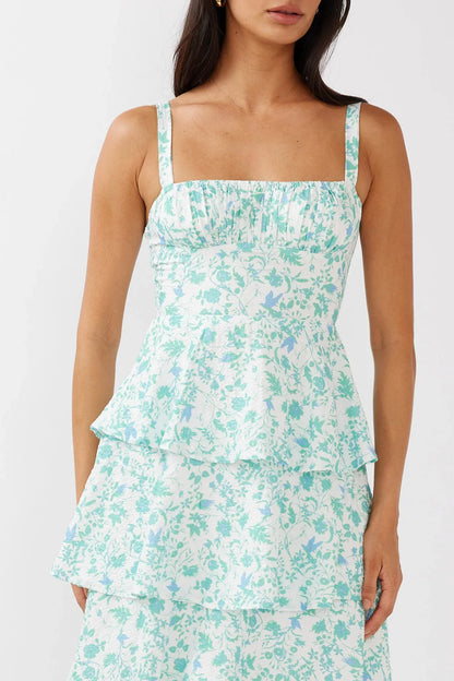 Sukienka maxi Naples w kwiaty