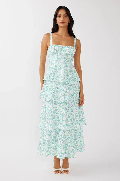 Sukienka maxi Naples w kwiaty