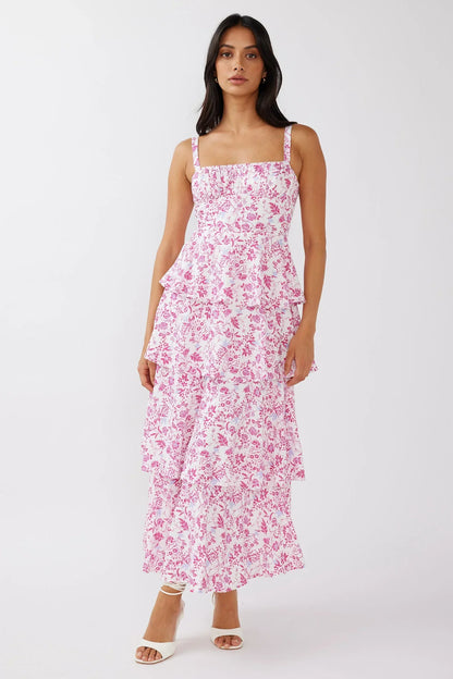 Sukienka maxi Naples w kwiaty
