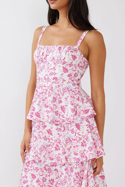 Sukienka maxi Naples w kwiaty