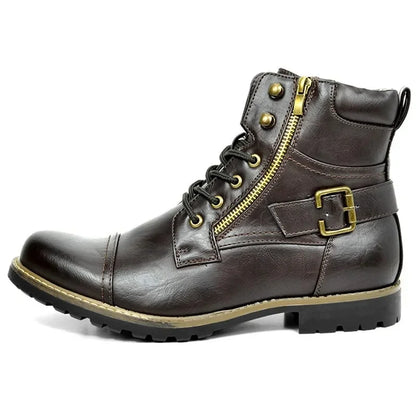 Damon | Skórzane sznurowane buty