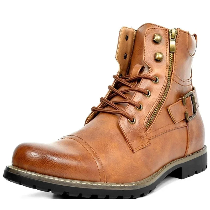 Damon | Skórzane sznurowane buty