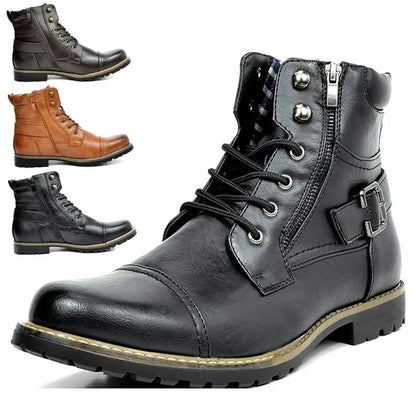 Damon | Skórzane sznurowane buty