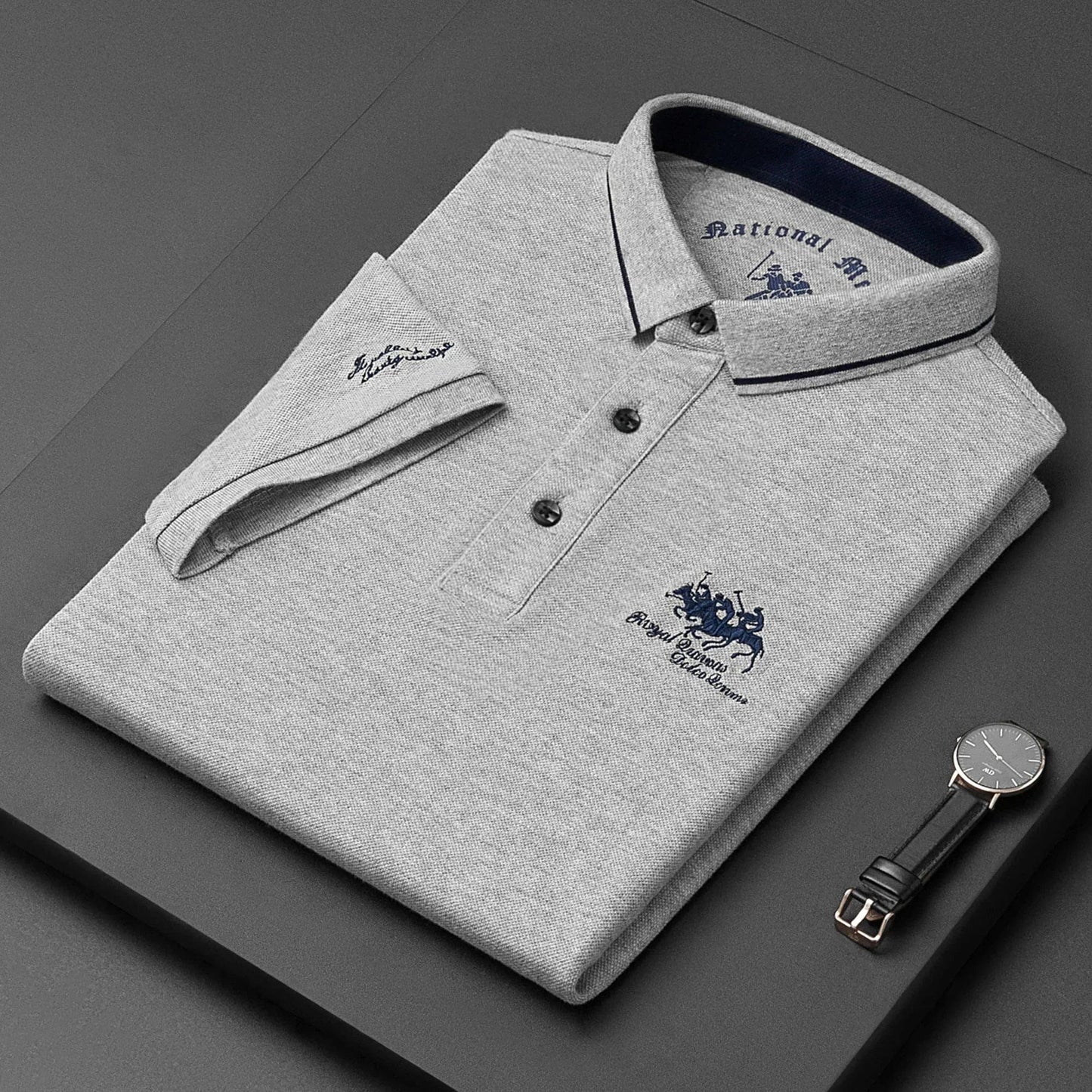 Haftowana koszulka polo Leonor