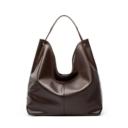 Elegancka skórzana torba Hobo