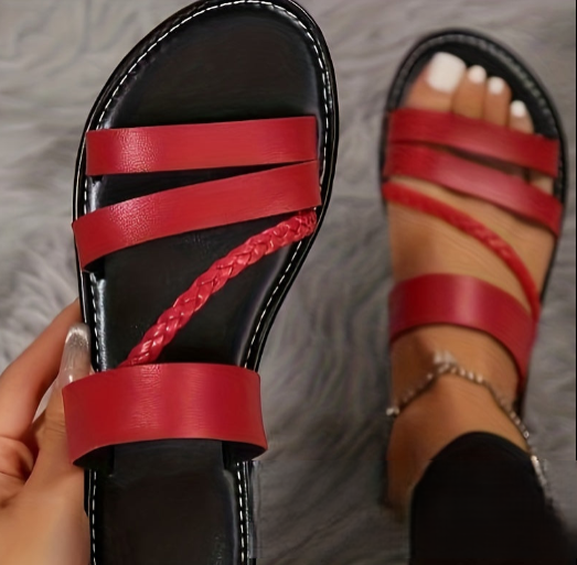 Kasztina – Plecione Kasztanowe Sandały