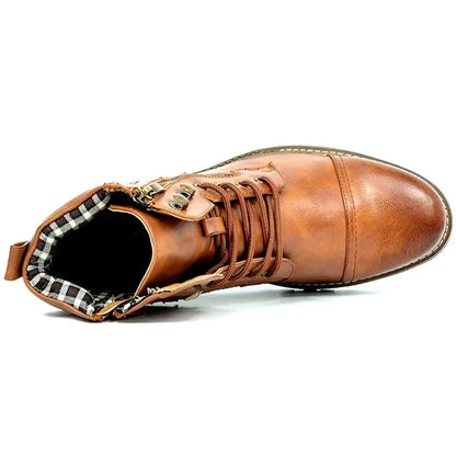 Damon | Skórzane sznurowane buty