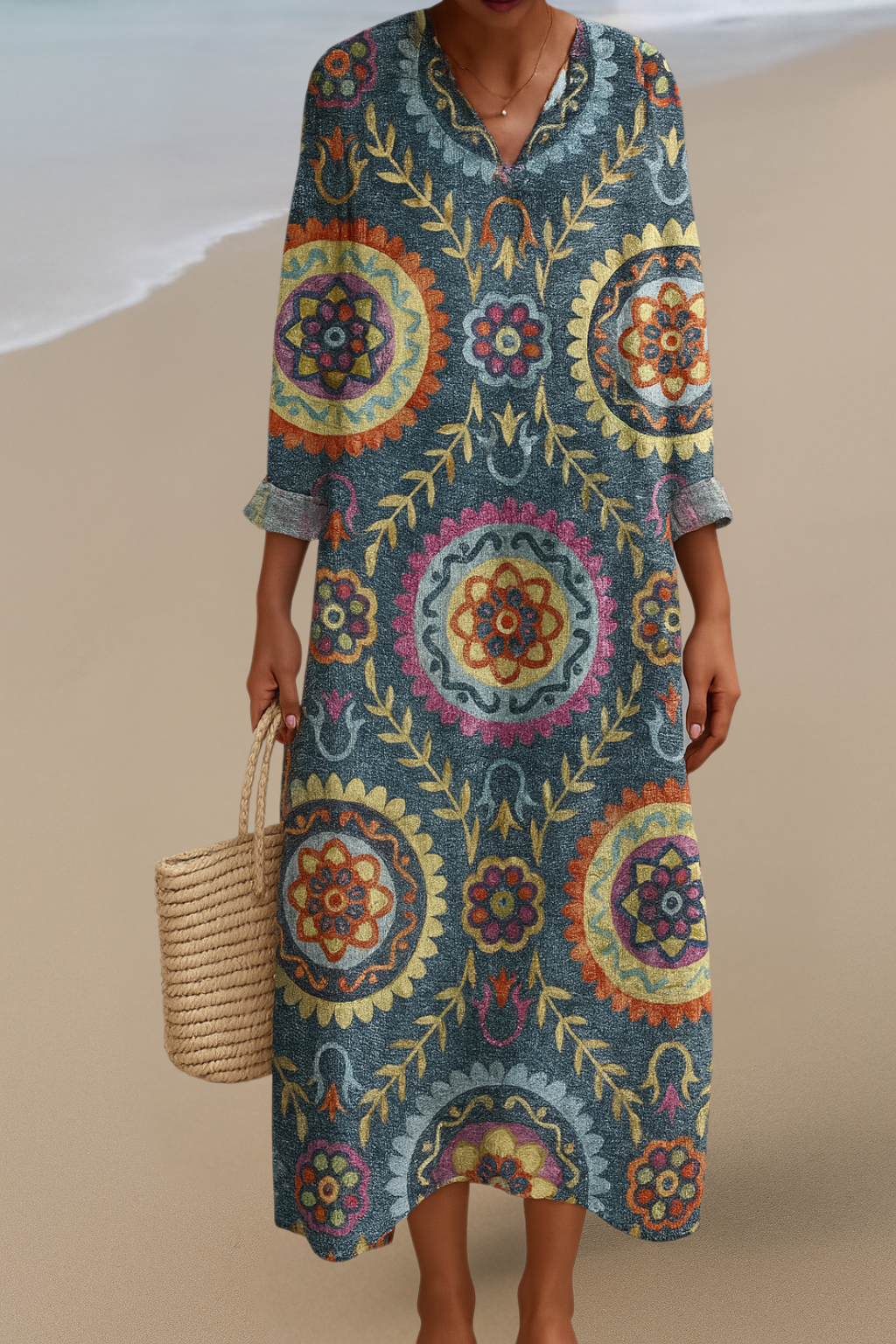 Kwiecista sukienka maxi – Odważny motyw kwiatowy, asertywność