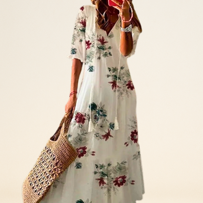 Yolly – Sukienka boho z nakryciem brzuszka