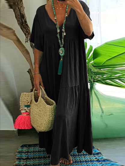 Rozkloszowana tunika plus size - Jolanta
