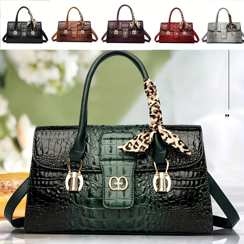 Matylda - Torebka Krokodylowa Magnetyczna