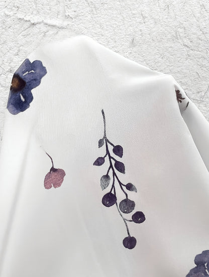 Sukienka koszulowa w kwiaty Emilia – elegancka, z długim rękawem