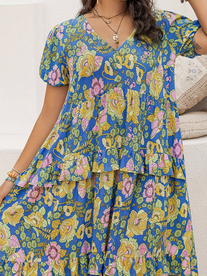 Sabina – Sukienka Boho Z Plisami