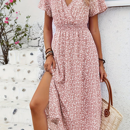 Sara / Kwiatowa Sukienka Maxi