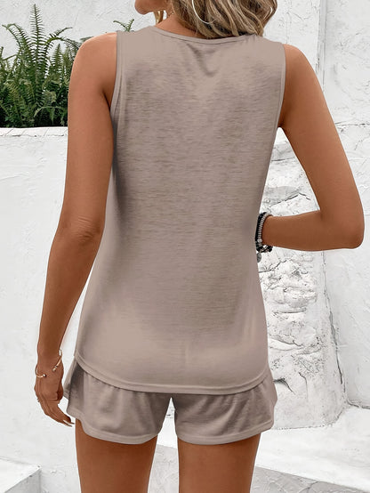 Laura – Letni Komplet Kamizelka + Szorty