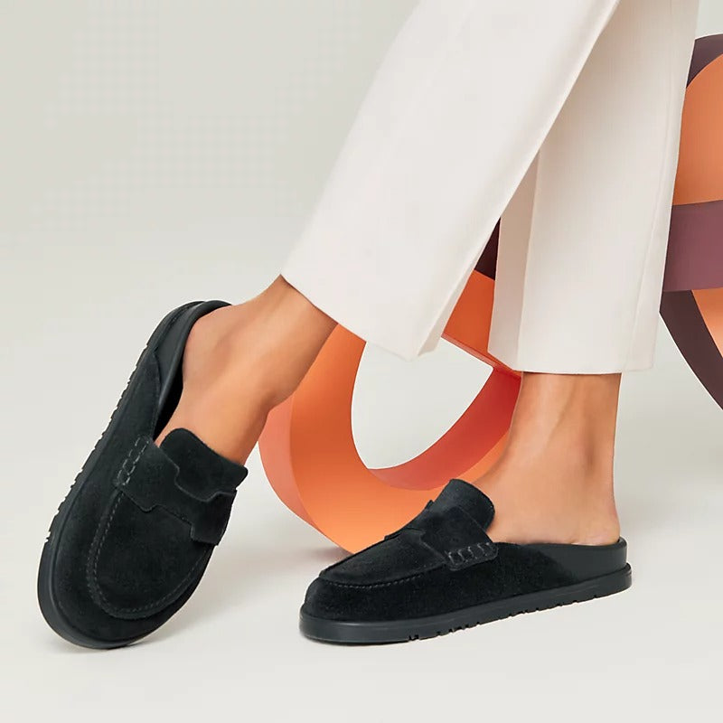 DANUTA | Eleganckie mule z zamszu