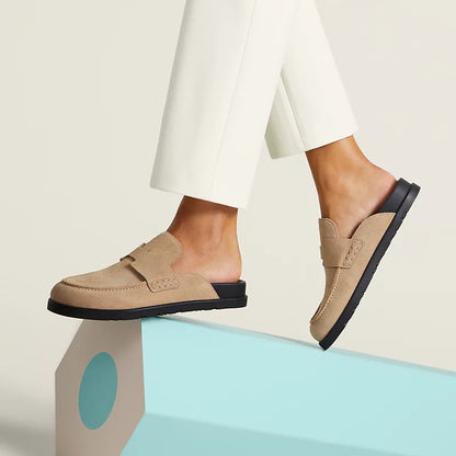 DANUTA | Eleganckie mule z zamszu