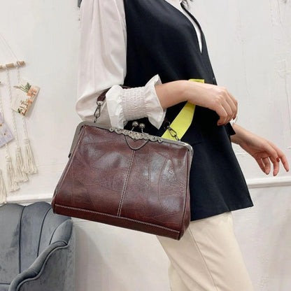 Sac à main vintage à fermeture à baiser
