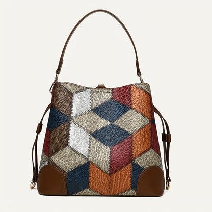 Renata - Torba Wiaderko Patchwork
