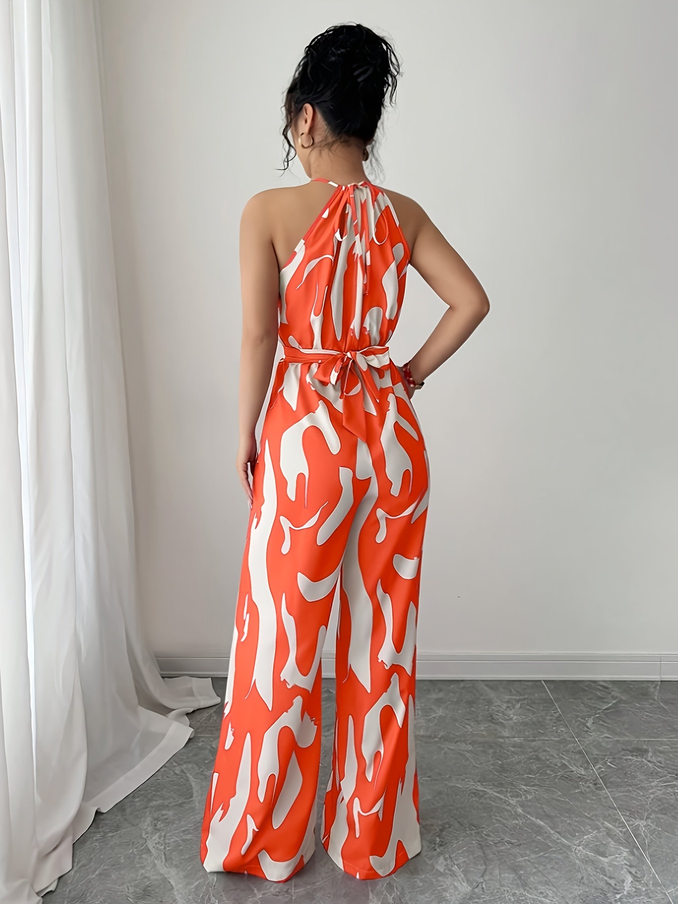 Celina - Kombinezon Płomienny Plus Size