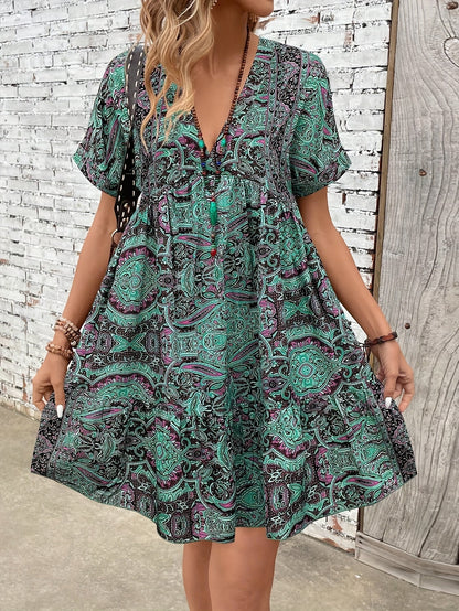 Cecylia – Sukienka Plus Size Z Falbanką