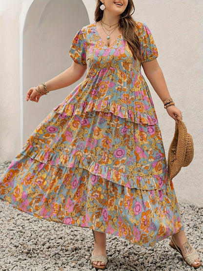 Sabina – Sukienka Boho Z Plisami