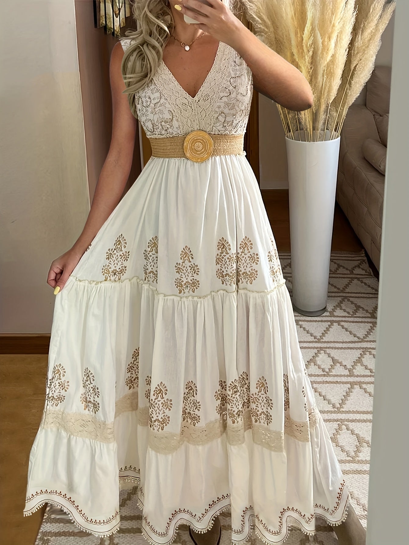 Florentyna – Sukienka Vintage Z Koronką