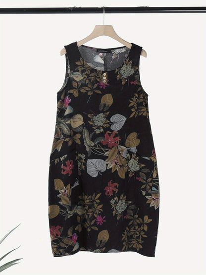 Danuta – Sukienka Midi Vintage Plus Size