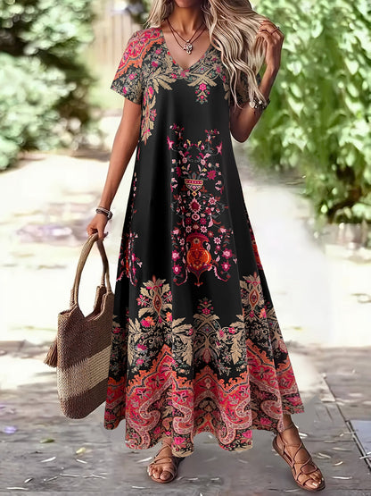 Antonina – Sukienka Maxi W Stylu Boho