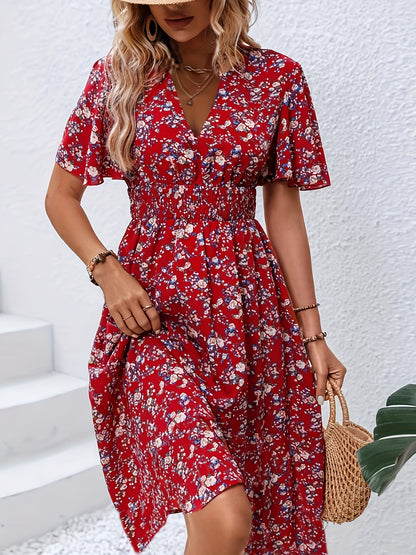 Iza / Boho Sukienka Kwiatowa