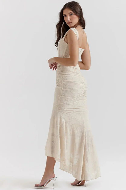 Koronkowa sukienka maxi Casandra