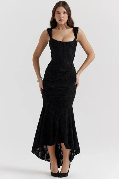 Koronkowa sukienka maxi Casandra